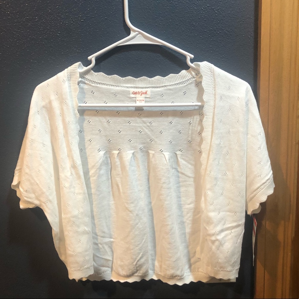 Girls open front cardigan